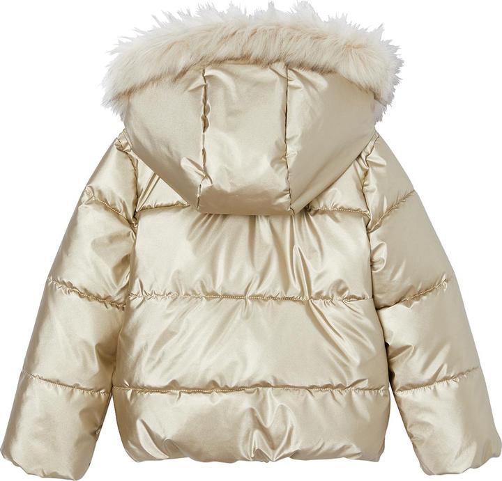 Produktbild Vertbaudet Mädchen Steppjacke mit Kapuze und Fleecefutter, Wattierung Recycling-Polyester (116)