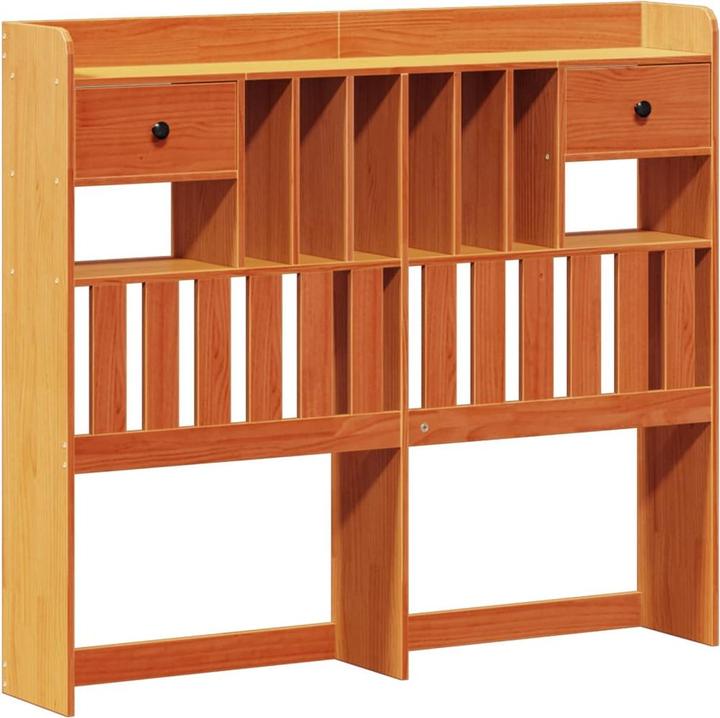 Produktbild vidaXL Bett mit Regal (135 x 190 cm)