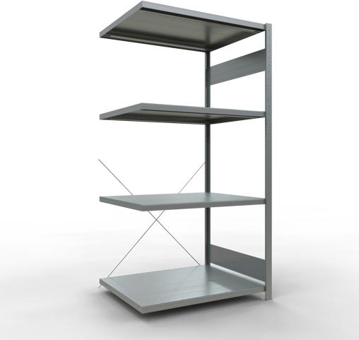 Actual product image Schulte Lagertechnik MULTIplus330 boltless bay system with cross brace
