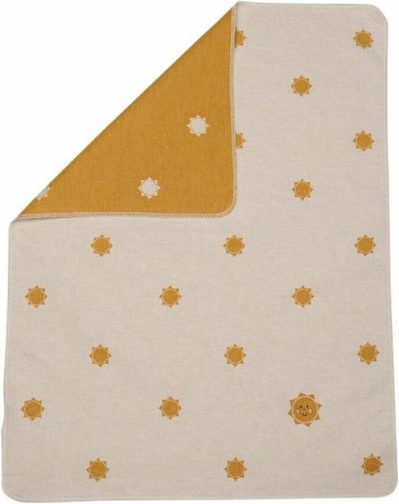 Produktbild David Fussenegger Kuscheldecke Sonne inkl. Stick (70 x 90 cm)