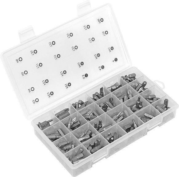 Actual product image technocraft Bits box (Cross Phillips PH M2, Hexagon socket TX M20, Internal hexagon M5, Hexagon socket TX M25, Internal hexagon M6, Cross Phillips PH M1, Hexagon socket TX M15, Cross Pozidriv PZ M3, Hexagon socket TX M30, Internal hexagon M3, Cross Phillips PH M3, Hexagon socket TX M27, Cross Pozidriv PZ M2)