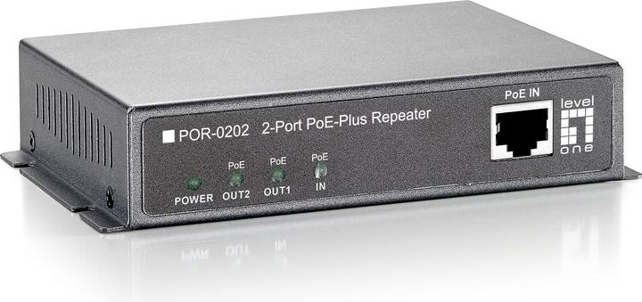Produktbild LevelOne POR-0202 2-Port PoE-Plus Repeater