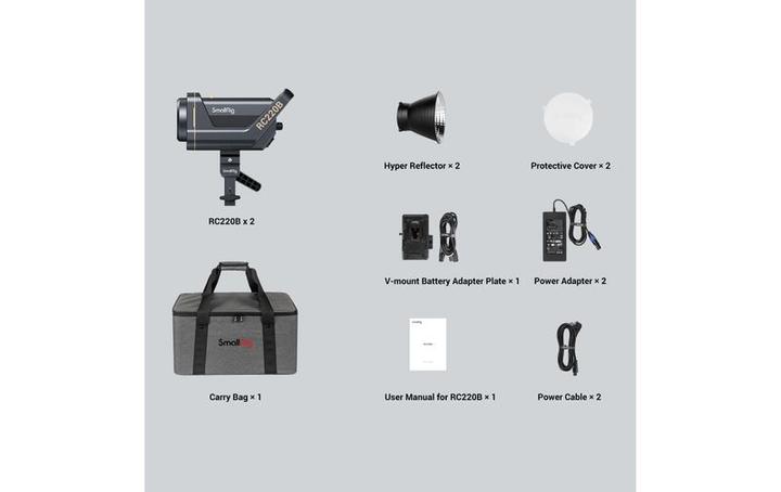 Immagine prodotto SmallRig Kit RC 220B 2 COB (Videocamera)