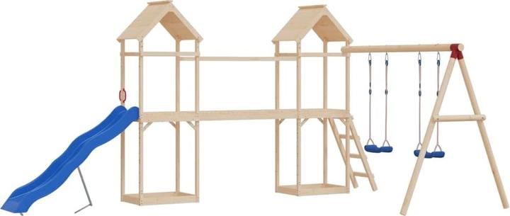 vidaXL Swing seats with ropes 2 pcs. Blue 37x15 cm Polyethene