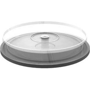 MediaRange Spindel für 10 Dics tranparent mit schwarzem Bode (1 x), Optischer Datenträger