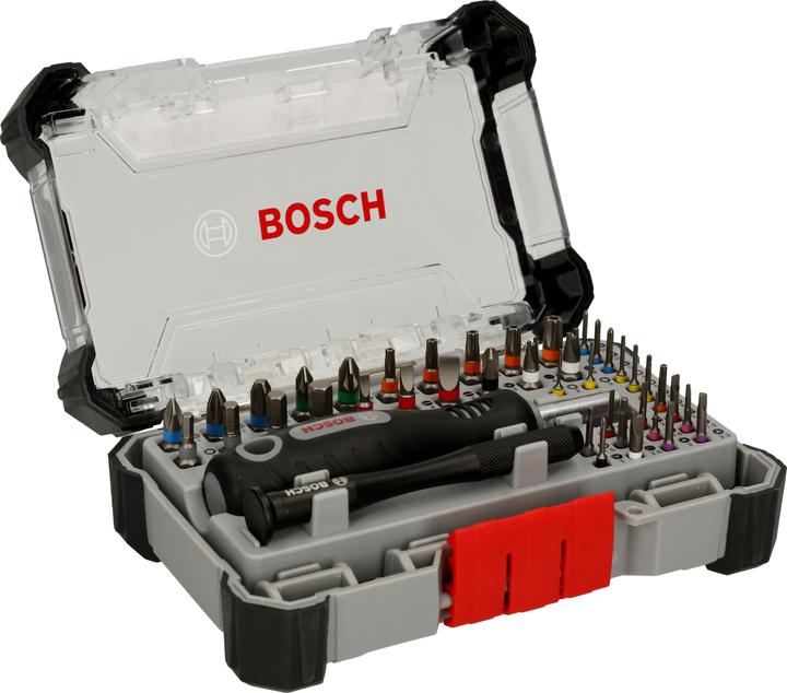 Actual product image Bosch Professional Zubehör Schraubendreher-Set (0.8, 1.2, PH00, PH0, T2, T3, T4, T5, T6, H1.5, H2, SL1.5, SL2.0, SL2.5, 2 mm, 2.3mm, PH1, PH2, PH3, PZ1, PZ2, T10H, T15H, T20H, T25H, T30H, H3, H4, H5, H6, SL3, SL4, SL6)