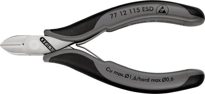 Productafbeelding Knipex Elektronicasnijders ESD 77 12 115 ESD (115 mm)