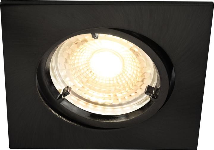 Produktbild Nordlux Einbauspot Carina Square Schwarz, 3 Stück (410 lm, GU10)