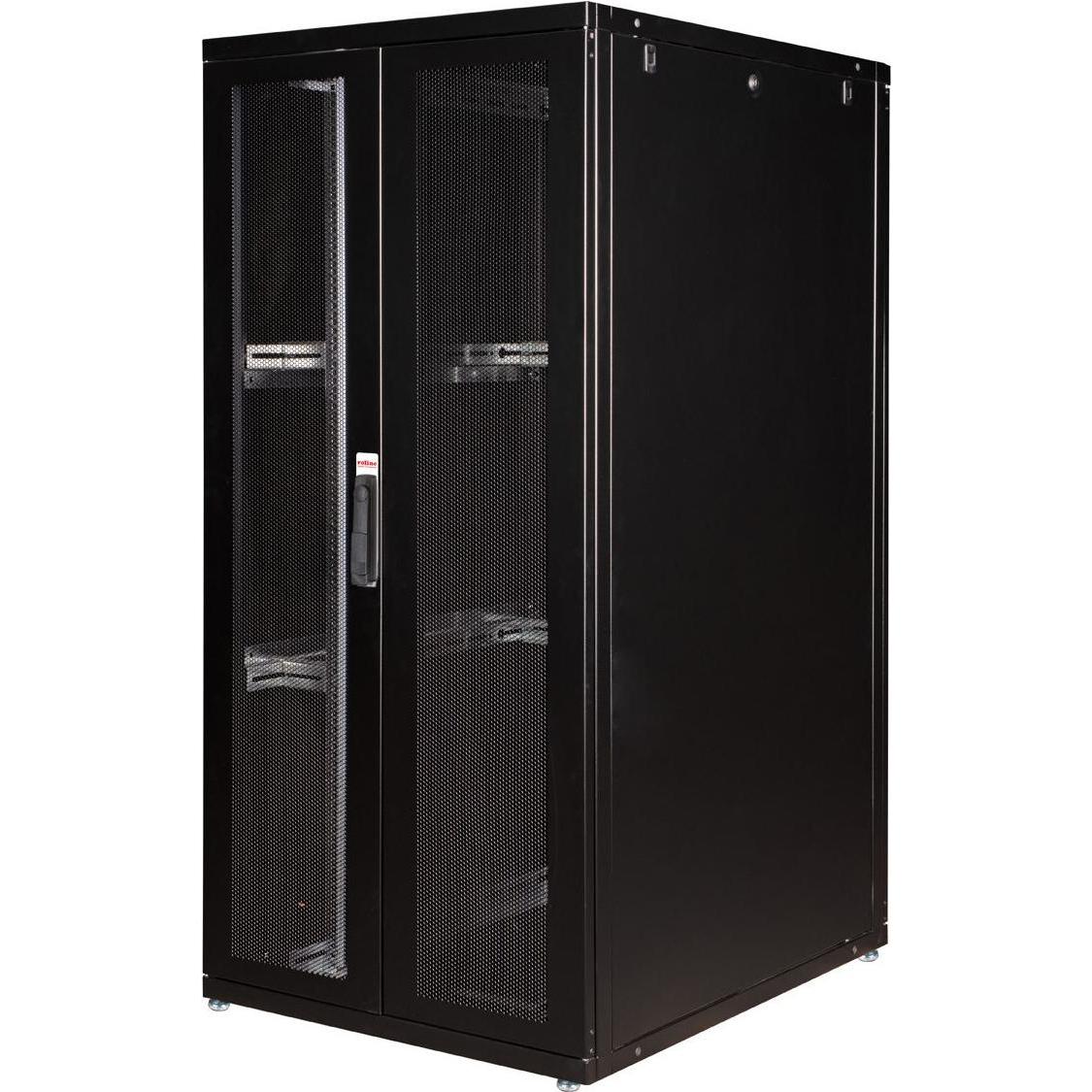 Roline 19-Zoll Serverschrank 36 HE (36 HE, 19 Zoll Rack), Serverschrank, Schwarz