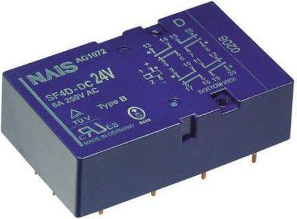 Produktbild Panasonic SF2-Relais,6A,5VDC,2NO/2NC,IP6