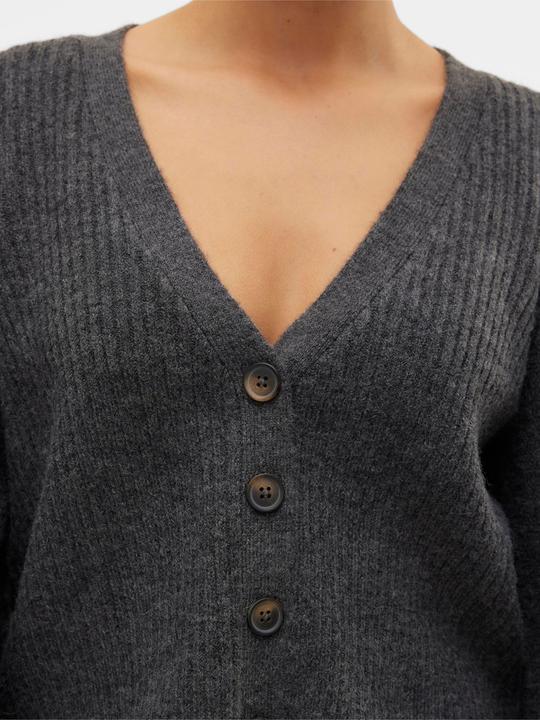 Immagine prodotto Vero Moda Vestibilità regolare Scollo a V Polsini a coste Maniche a palloncino Cardigan Cardigan (L)