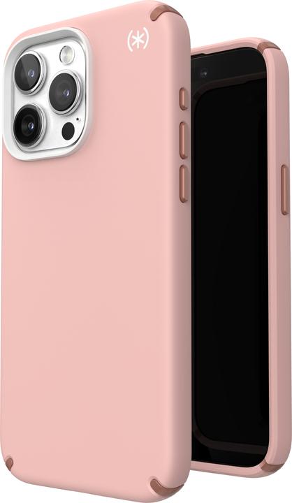 Actual product image speck Presidio2 Pro + MS Apple iPhone 15 Pro Max Dahlia Pink - with Microban (Apple iPhone 15 Pro Max)