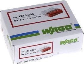 Produktbild Wago 4 Conductor Compact Pushwire Connector