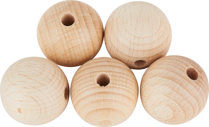 VBS Boules en bois percées "Ø 30 mm