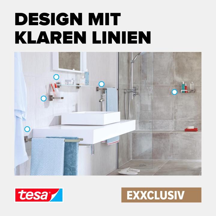 Image du produit tesa EXXCLUSIV Gobelet pour brosse à dents avec solution adhésive sans perçage