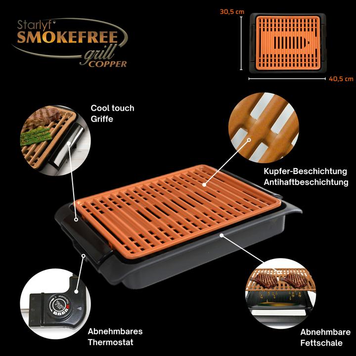 Image du produit Best direct Smokefree Copper Grill