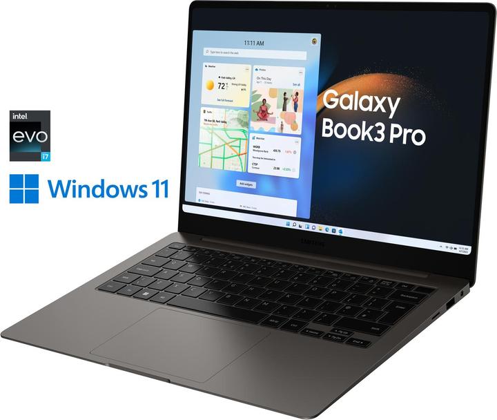 Image du produit Samsung Galaxy Book3 Pro (14", Intel Core i7-1360P, 16 Go, 512 Go, DE)