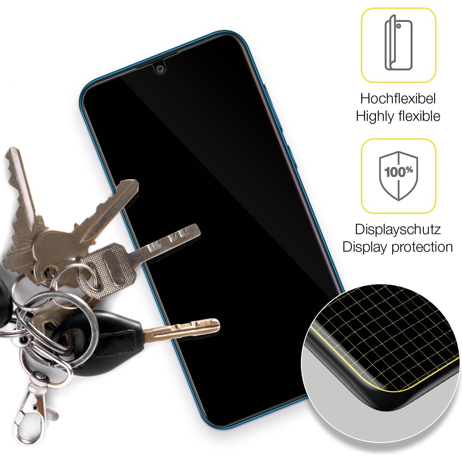 Thumbnail - Dipos Displayschutzfolie Full-Cover 3D (3 Stück, Coolpad Cool 5), Smartphone Schutzfolie, Transparent