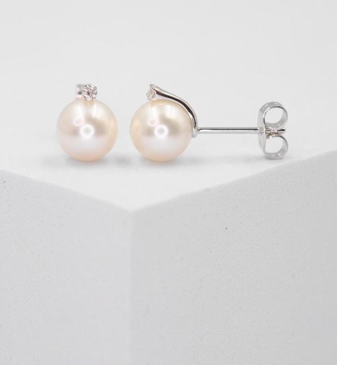 Produktbild Muau Ohrringe (750/18K Weissgold)