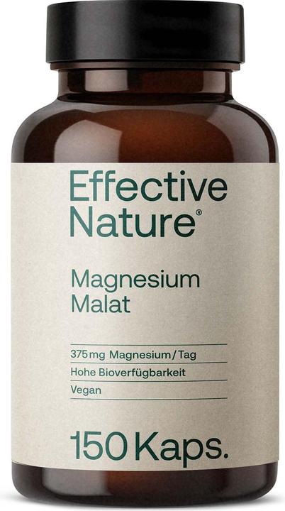 Produktbild Effective Nature Magnesium Malat (150 Stück, Kapseln, 100 g)