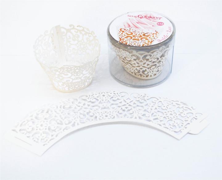 Produktbild ScrapCooking 12 Cupcake-Wrappers "Arabesk" (17.50 cm)