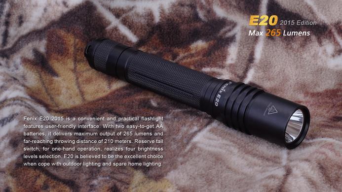 Actual product image Fenix E20 (16 cm, 250 lm)