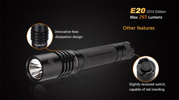 Actual product image Fenix E20 (16 cm, 250 lm)