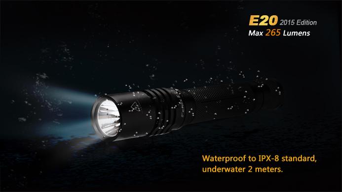Actual product image Fenix E20 (16 cm, 250 lm)