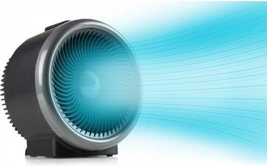 Productafbeelding Domo Ventilator en verwarming 2in1 zwart Zwart (2000 W)