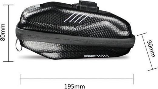 Productafbeelding Wildman Etui/sakwa pod siodełko XS E7S uchwyt rowerowy czarna/zwart (1 l, Zadeltas)