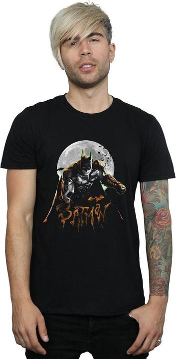 Actual product image Mens Batman Arkham Knight Halloween Moon T-Shirt (XXL)
