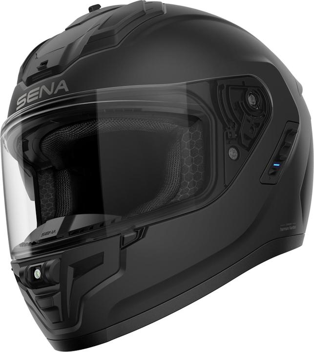 Actual product image Sena PHANTOM - Smart Motorrad-Integralhelm (ECE22.06) - matt schwarz (XXL) (XXL, 63 - 64 cm)