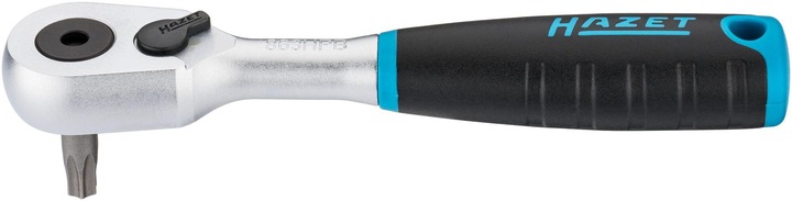 Actual product image HAZET HiPer fine-tooth reversible ratchet for screwdriver bits ∙ fine-tooth 863HPB ∙ Hexagon, hollo…