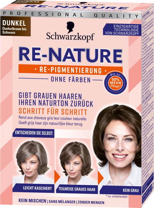 Produktbild Schwarzkopf Re-Nature Re-Pigmentierung Frauen Dunkel (Braun)