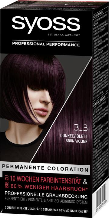 Produktbild Syoss Coloration 3 3 Dunkelviolett (Violett)