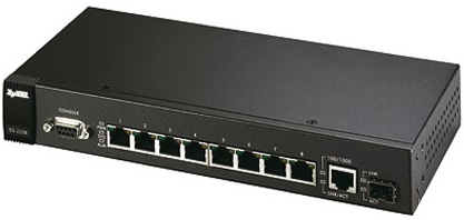 Actual product image Zyxel Es-2108-G (8 ports)