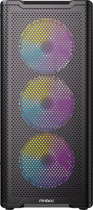Actual product image Antec Boitier Moyen Tour ATX VX310 RGB avec panneau vitré (Noir) (ATX, ITX, mATX)