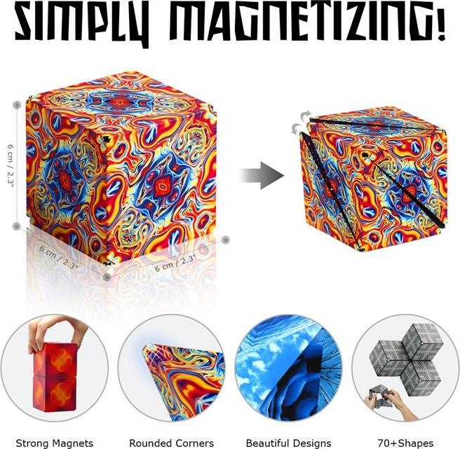 Actual product image Shashibo GeoBender Cube Spaced Out (Multilingual)