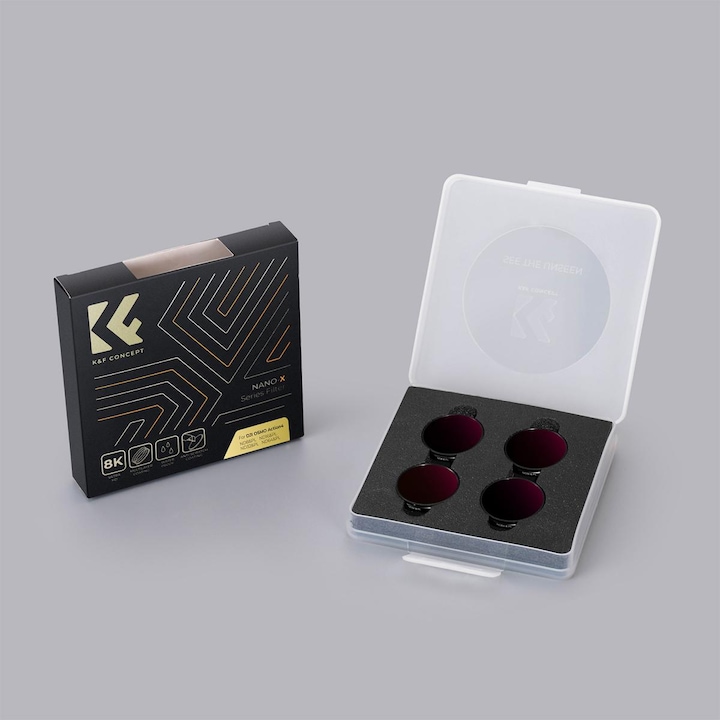 Produktbild K&F Concept Filters ND&PL (8/16/32/64) Kit (Osmo Action 4)