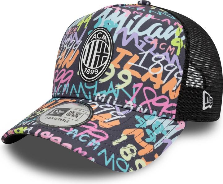 Produktbild New Era A-Frame Trucker Cap - Ac Mailand Grafiti (One Size)