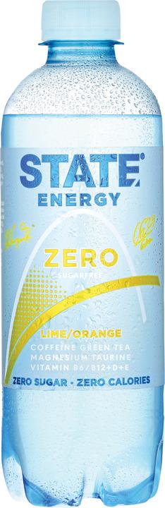 Actual product image State Energy Zero (400ml) (Orange, Sweet lime)