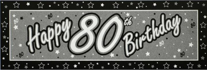 Produktbild Creative Party grosser Happy 80th Birthday Banner