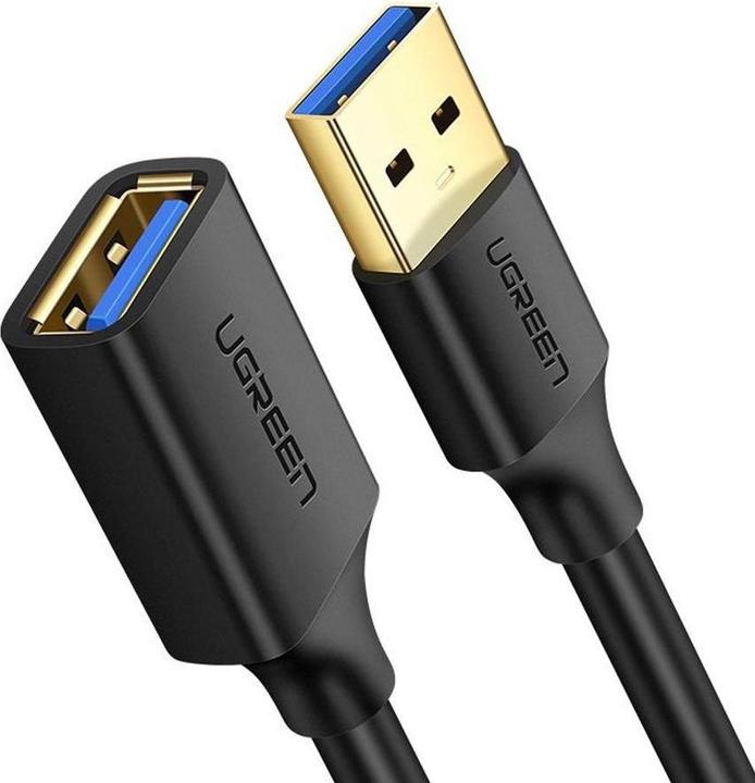 Actual product image Ugreen USB 3.0 extended cable 0.5m (black) (0.50 m, USB 3.0)