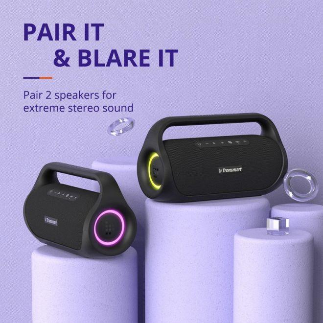 Thumbnail - Tronsmart Bang Mini Portable Party Speaker (15 h, Akkubetrieb), Bluetooth Lautsprecher, Schwarz