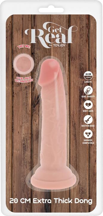 Image du produit ToyJoy Deluxe Dual Density Thick Dong TPE 20 cm