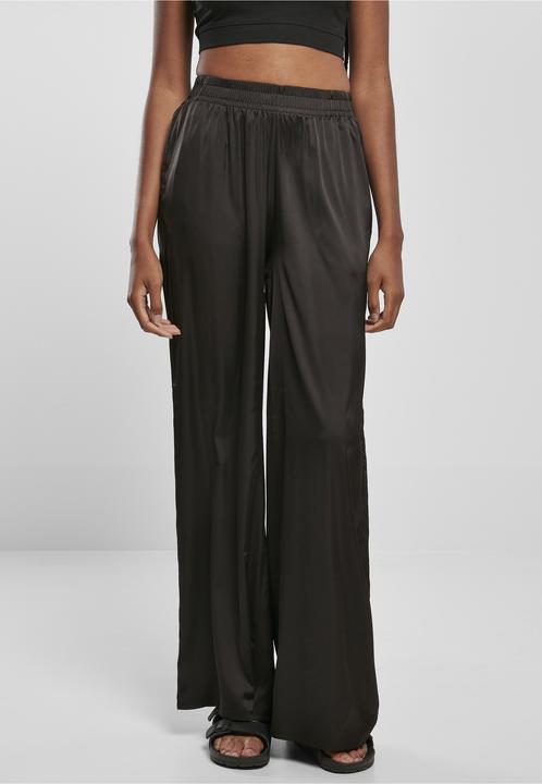 Actual product image Urban Classics Ladies Satin Wide Leg Pants (XXL)
