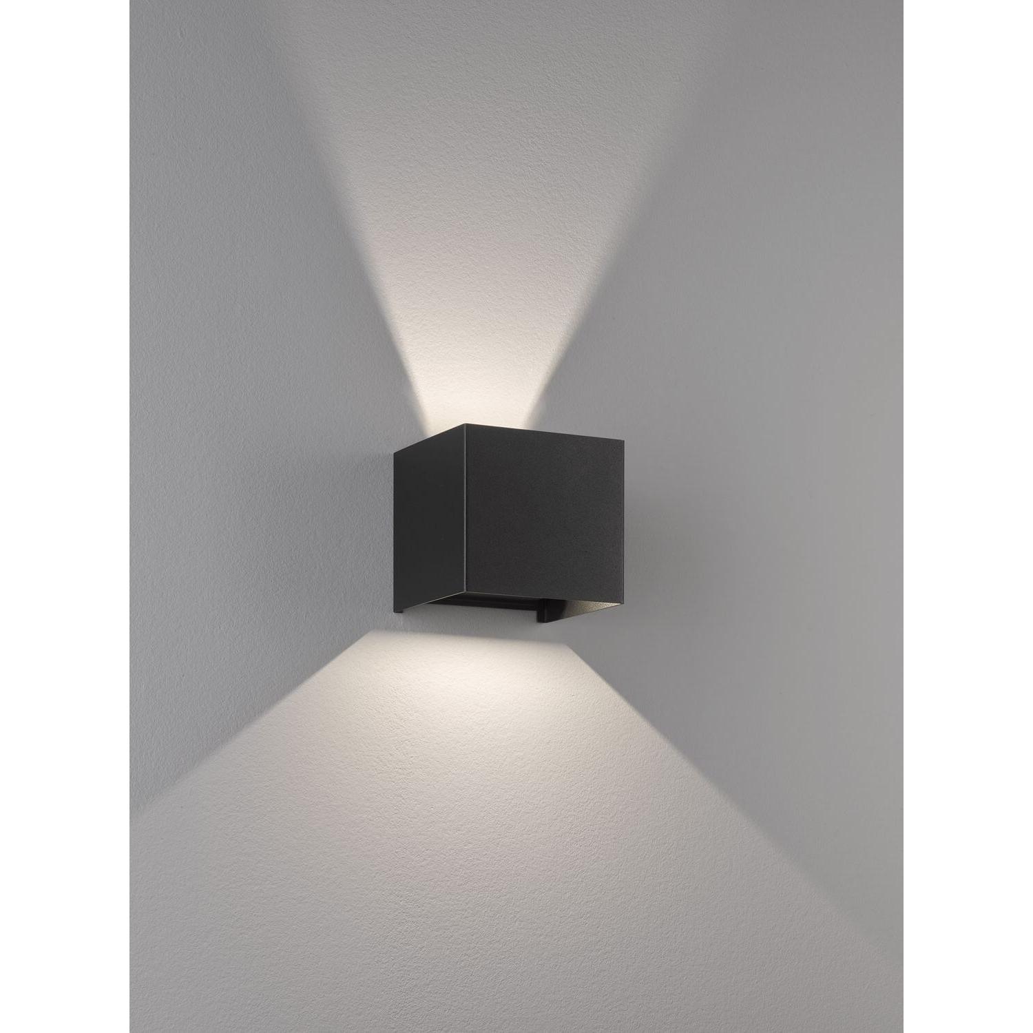 Thumbnail - Fischer & Honsel, Wandleuchte + Deckenleuchte, LED-Wandleuchte Metall IP44 2x3W 2x270 lm 3000 K warmweiß 100x110 mm Wand...