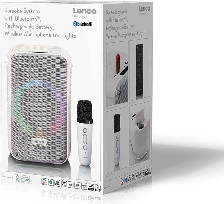 Actual product image Lenco BTC-060WH white (12 h)