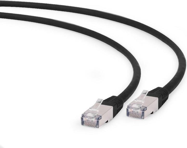 Produktbild Cablexpert PP6A-LSZHCU-BK-0.25M (S/FTP, CAT6a, 0.25 m)