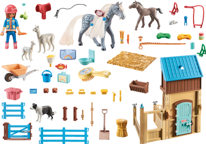 Actual product image Playmobil Amelia & Whisper with horse box (71353, Playmobil Horses of Waterfall)